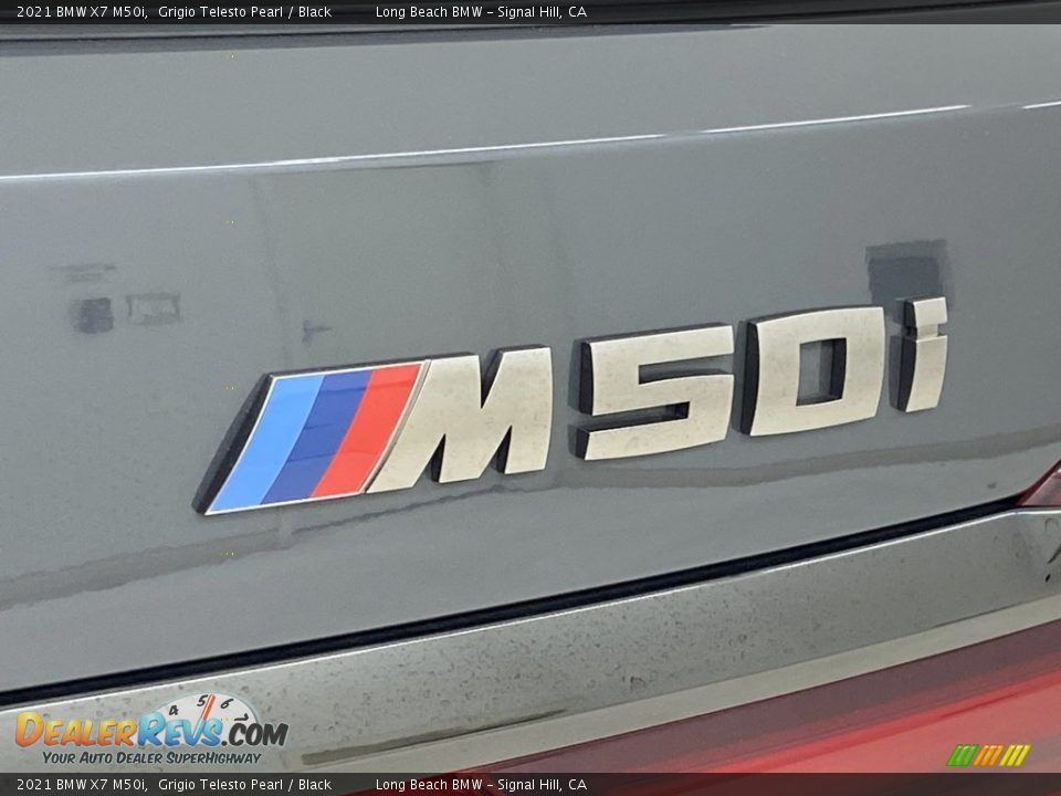 2021 BMW X7 M50i Grigio Telesto Pearl / Black Photo #11