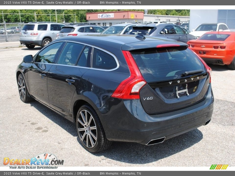 2015 Volvo V60 T5 Drive-E Savile Grey Metallic / Off-Black Photo #3