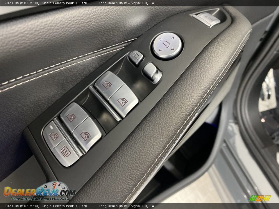 2021 BMW X7 M50i Grigio Telesto Pearl / Black Photo #14