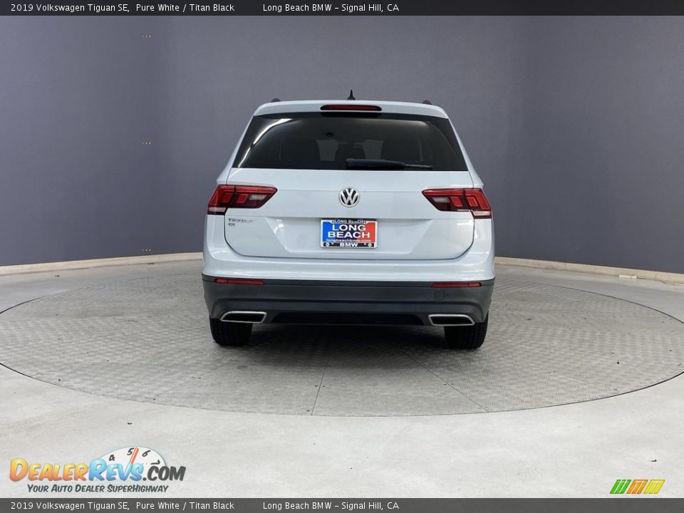 2019 Volkswagen Tiguan SE Pure White / Titan Black Photo #4