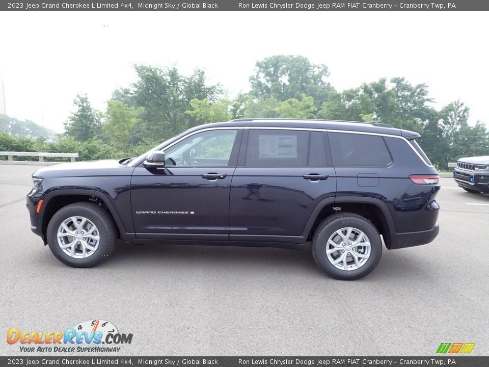 2023 Jeep Grand Cherokee L Limited 4x4 Midnight Sky / Global Black Photo #2