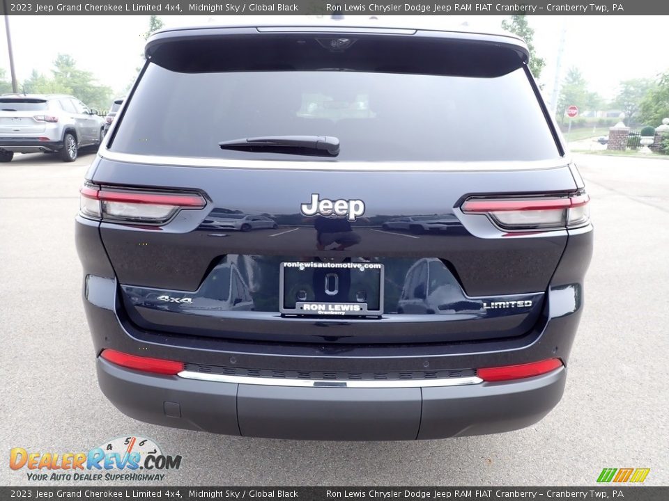 2023 Jeep Grand Cherokee L Limited 4x4 Midnight Sky / Global Black Photo #4