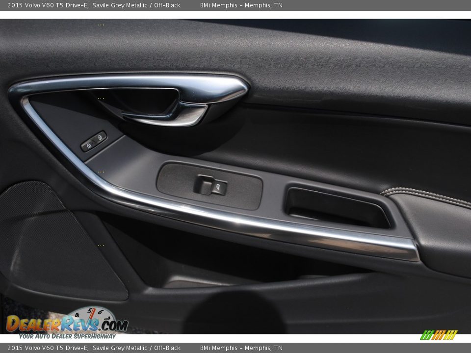 2015 Volvo V60 T5 Drive-E Savile Grey Metallic / Off-Black Photo #29