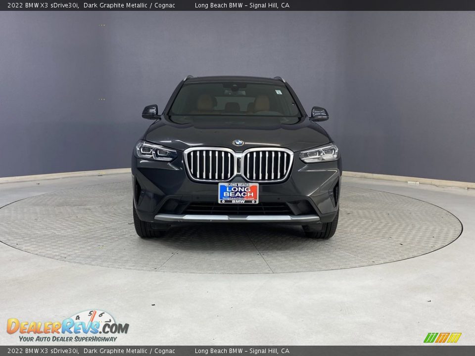 2022 BMW X3 sDrive30i Dark Graphite Metallic / Cognac Photo #2