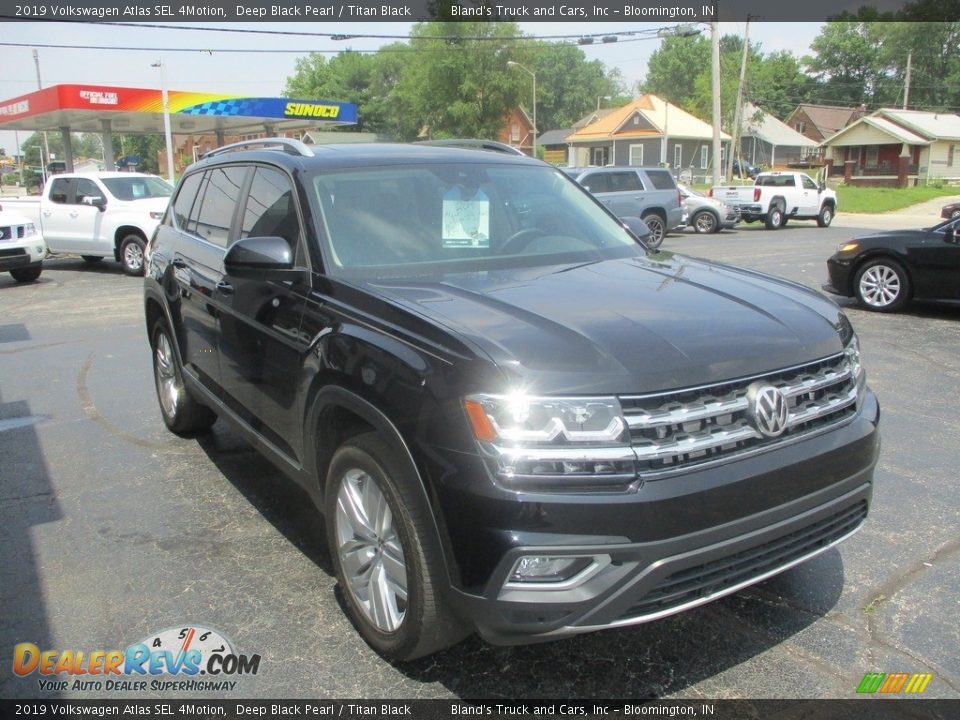 2019 Volkswagen Atlas SEL 4Motion Deep Black Pearl / Titan Black Photo #5