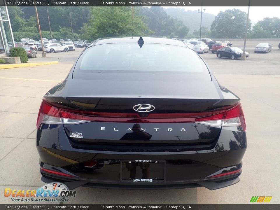 2023 Hyundai Elantra SEL Phantom Black / Black Photo #3