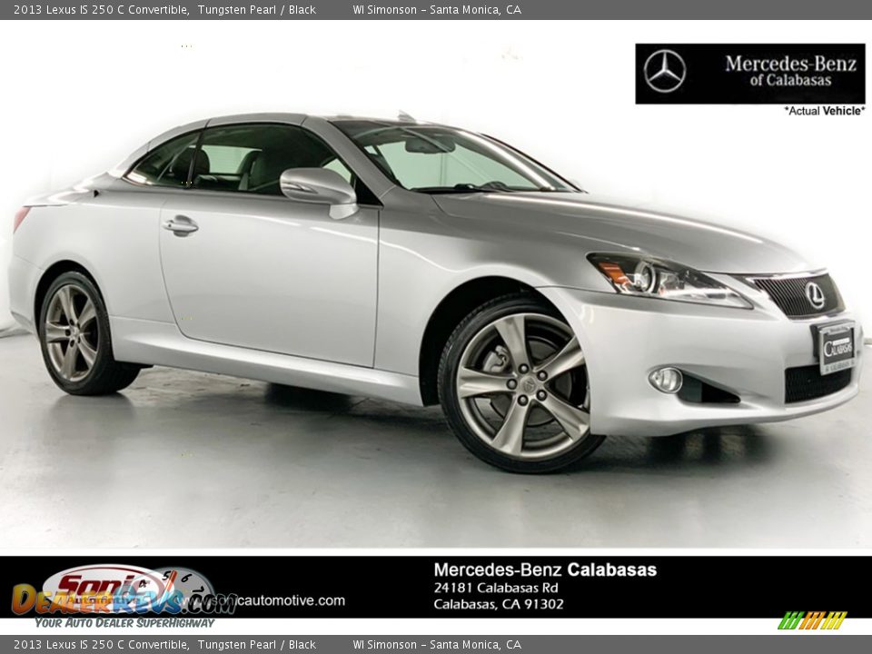 2013 Lexus IS 250 C Convertible Tungsten Pearl / Black Photo #2