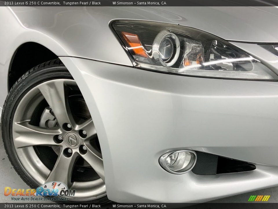 2013 Lexus IS 250 C Convertible Tungsten Pearl / Black Photo #5