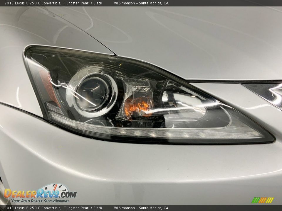 2013 Lexus IS 250 C Convertible Tungsten Pearl / Black Photo #6