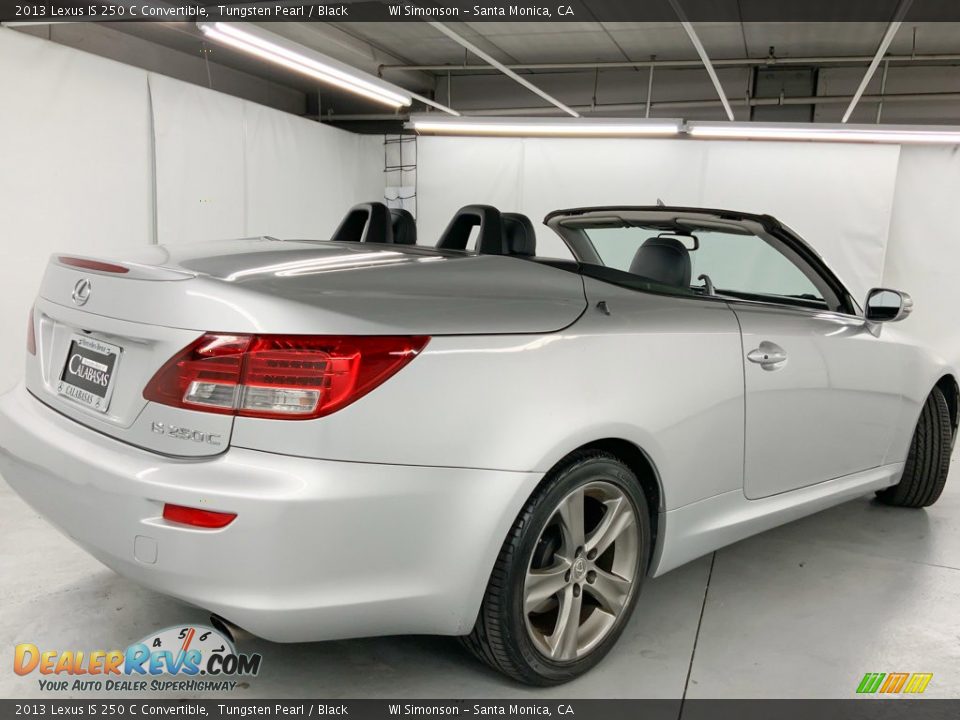 2013 Lexus IS 250 C Convertible Tungsten Pearl / Black Photo #7