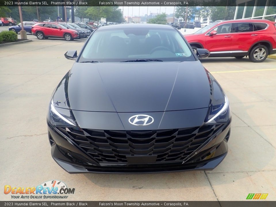 2023 Hyundai Elantra SEL Phantom Black / Black Photo #8