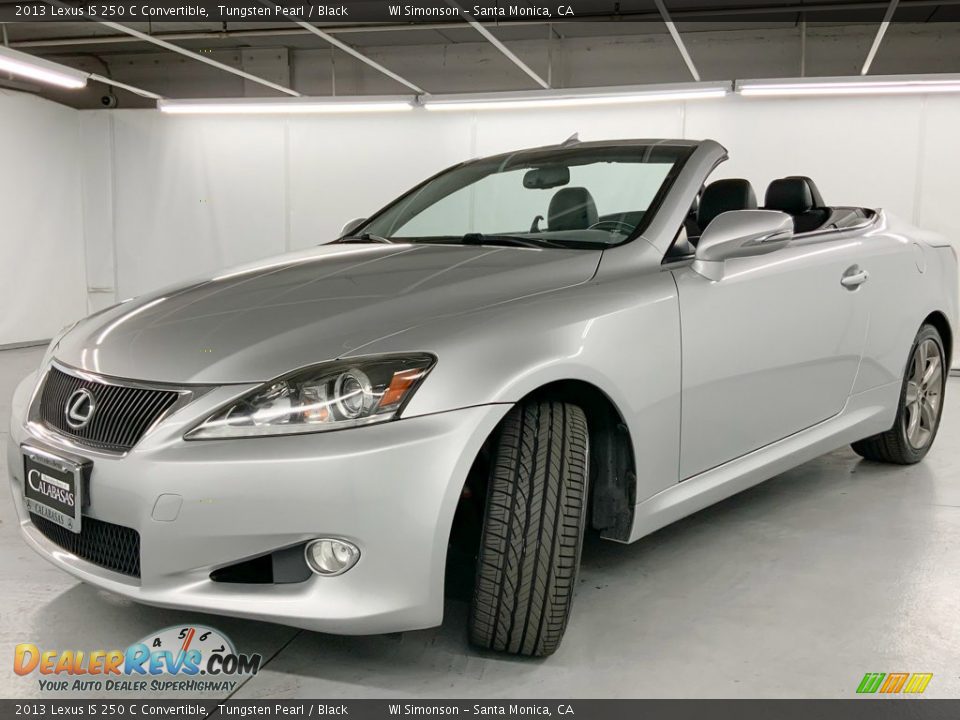 2013 Lexus IS 250 C Convertible Tungsten Pearl / Black Photo #16