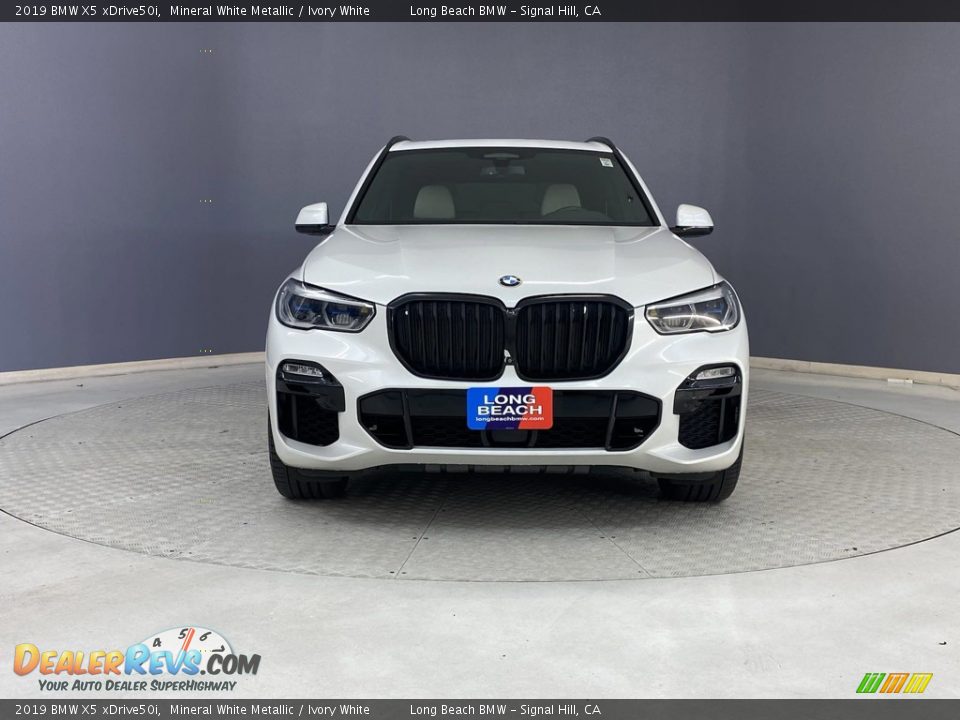 2019 BMW X5 xDrive50i Mineral White Metallic / Ivory White Photo #2