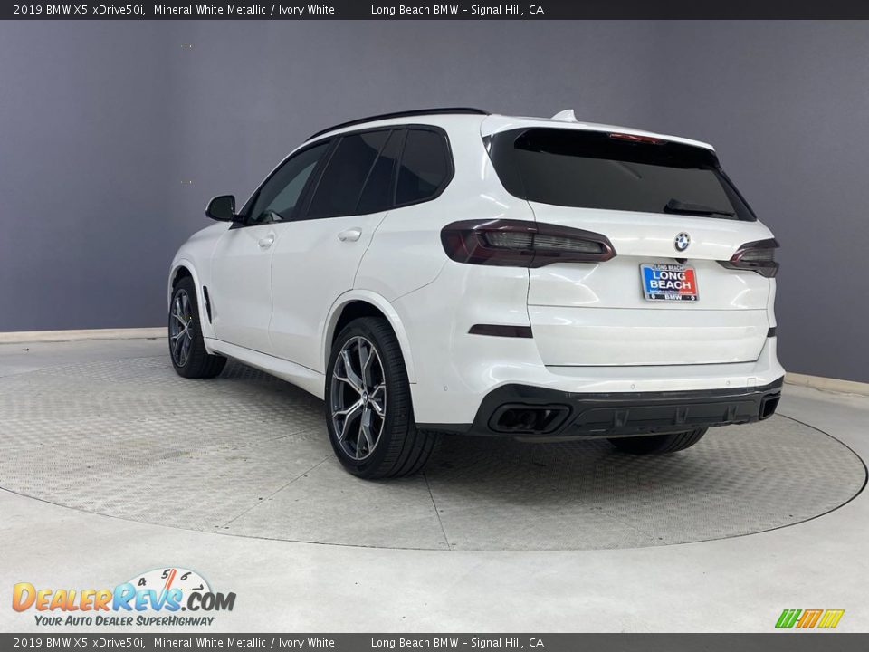 2019 BMW X5 xDrive50i Mineral White Metallic / Ivory White Photo #3