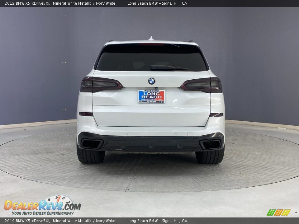 2019 BMW X5 xDrive50i Mineral White Metallic / Ivory White Photo #4