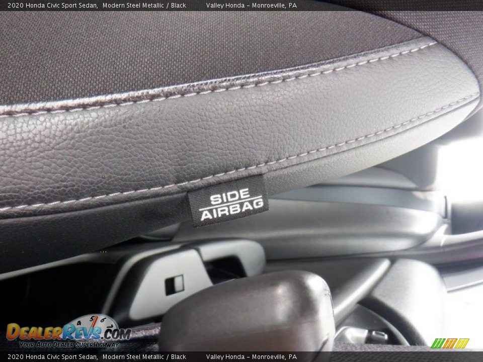 2020 Honda Civic Sport Sedan Modern Steel Metallic / Black Photo #11