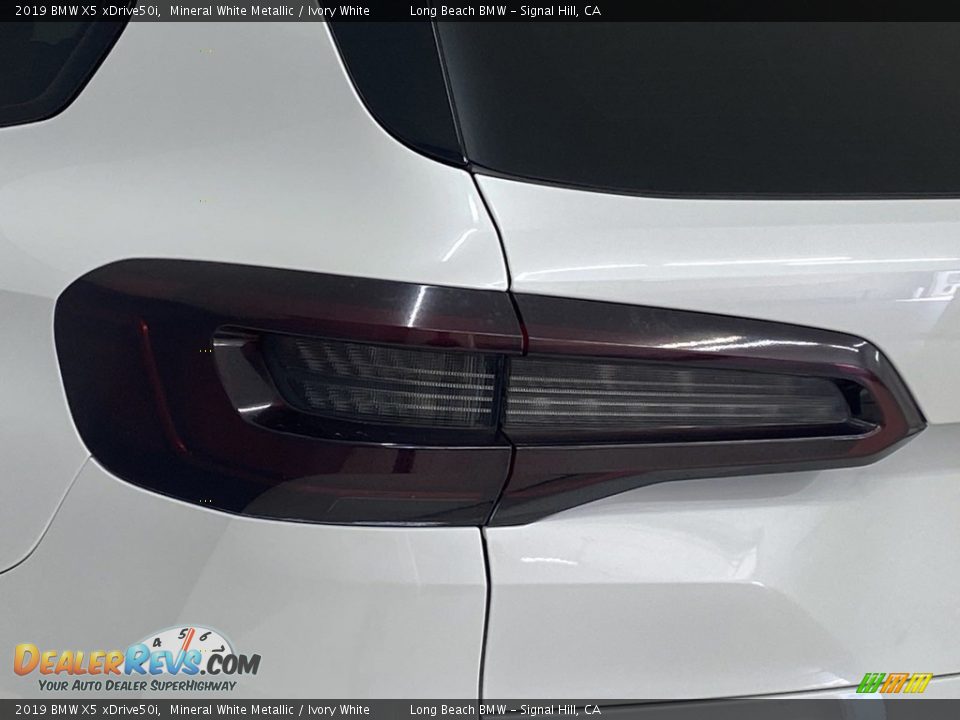 2019 BMW X5 xDrive50i Mineral White Metallic / Ivory White Photo #8