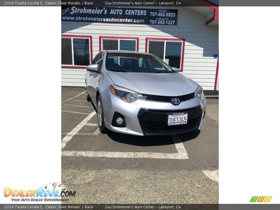 2014 Toyota Corolla S Classic Silver Metallic / Black Photo #1