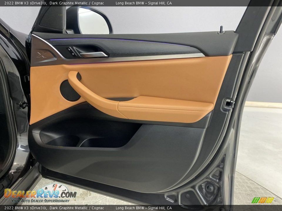 2022 BMW X3 sDrive30i Dark Graphite Metallic / Cognac Photo #32