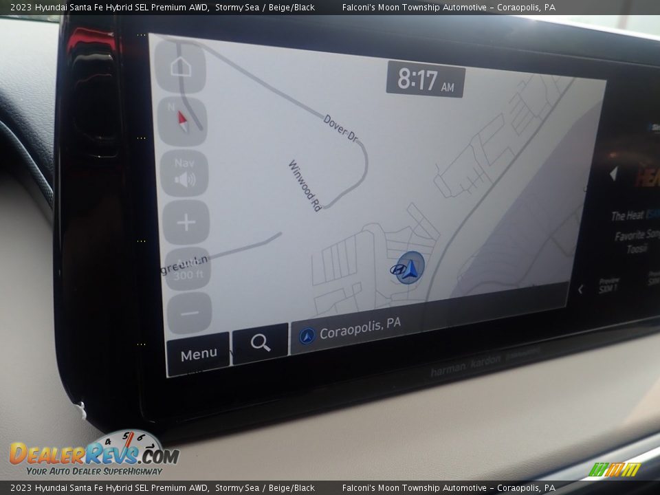 Navigation of 2023 Hyundai Santa Fe Hybrid SEL Premium AWD Photo #16