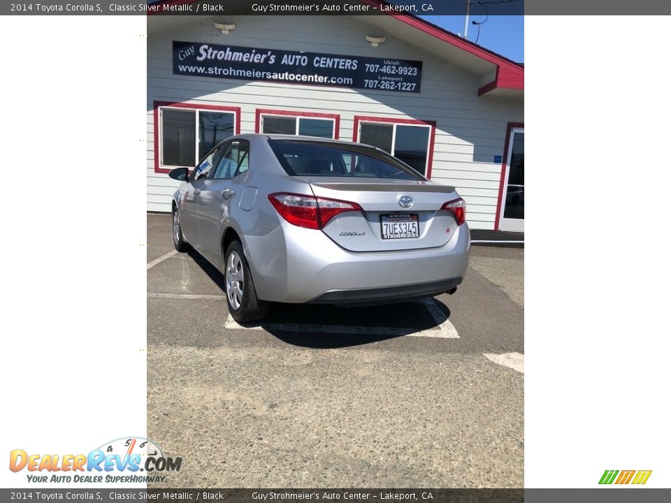 2014 Toyota Corolla S Classic Silver Metallic / Black Photo #6