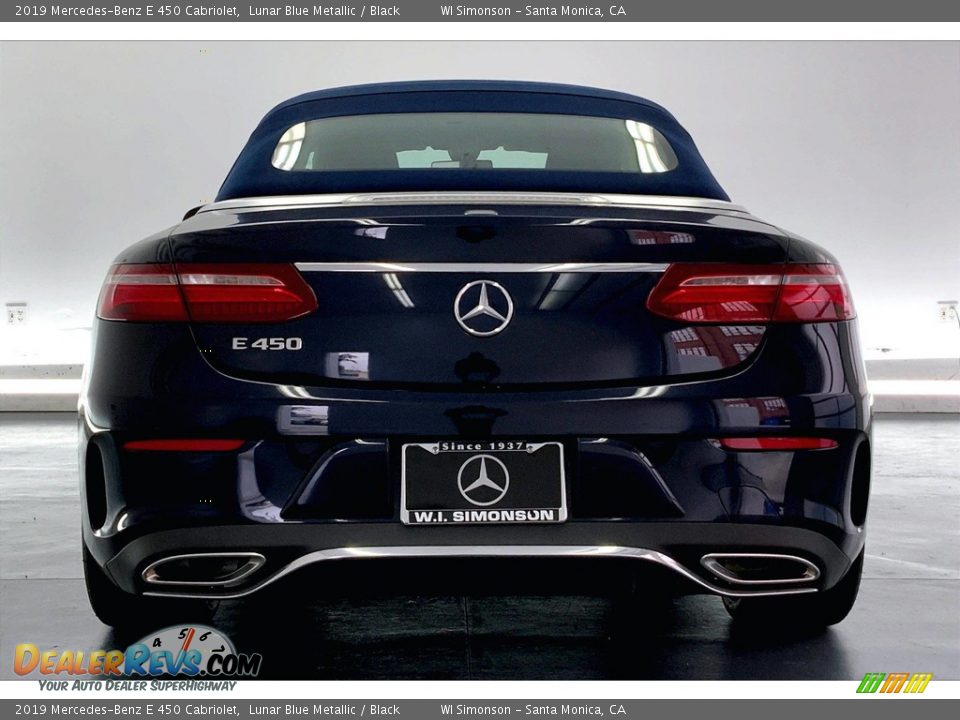 2019 Mercedes-Benz E 450 Cabriolet Lunar Blue Metallic / Black Photo #3