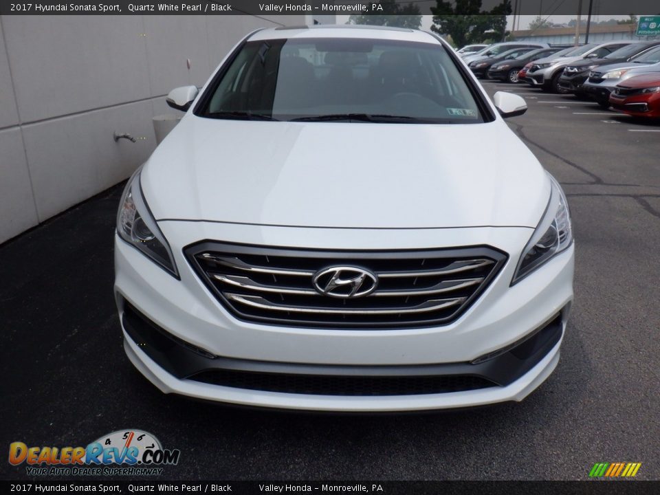 2017 Hyundai Sonata Sport Quartz White Pearl / Black Photo #5