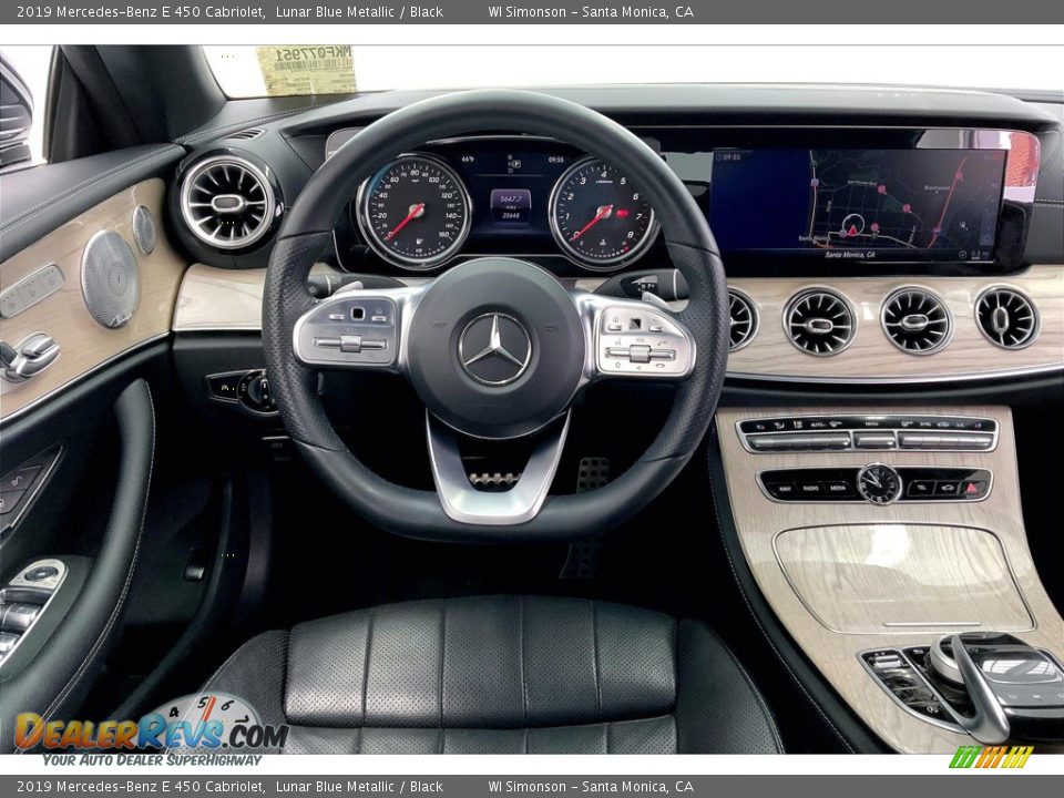 2019 Mercedes-Benz E 450 Cabriolet Lunar Blue Metallic / Black Photo #4