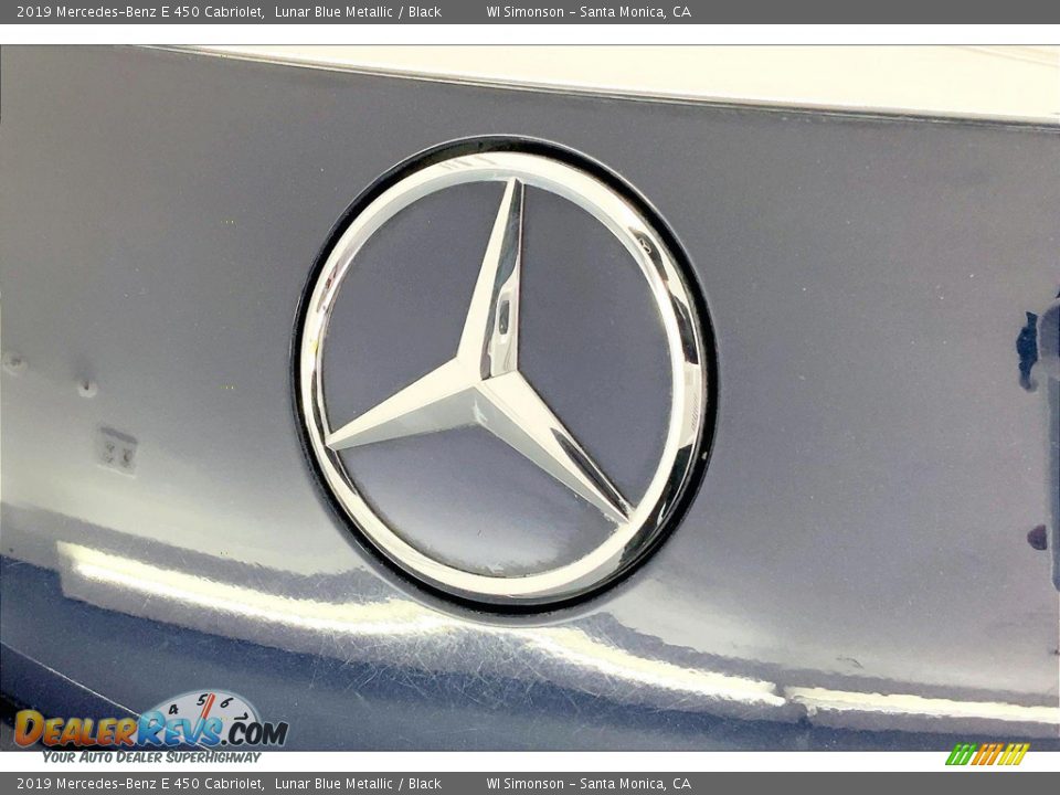 2019 Mercedes-Benz E 450 Cabriolet Lunar Blue Metallic / Black Photo #7