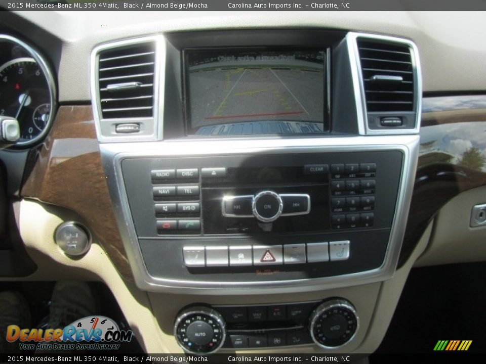 2015 Mercedes-Benz ML 350 4Matic Black / Almond Beige/Mocha Photo #15