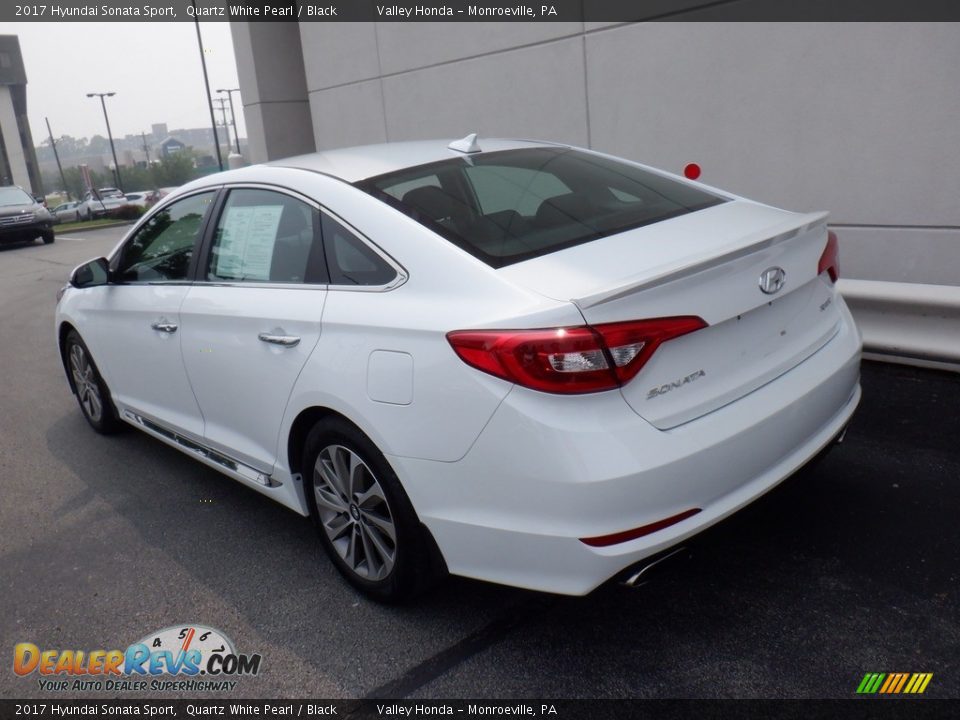 2017 Hyundai Sonata Sport Quartz White Pearl / Black Photo #9