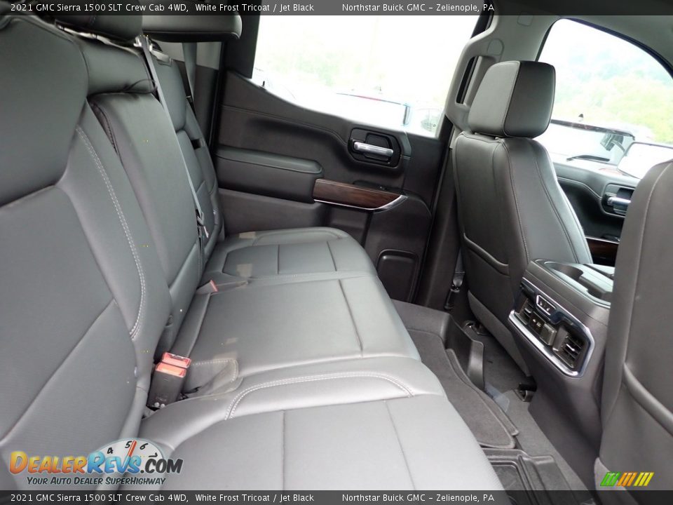 Rear Seat of 2021 GMC Sierra 1500 SLT Crew Cab 4WD Photo #16