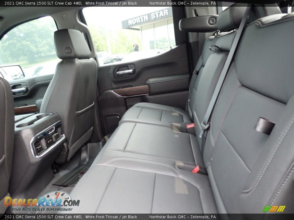 Rear Seat of 2021 GMC Sierra 1500 SLT Crew Cab 4WD Photo #17