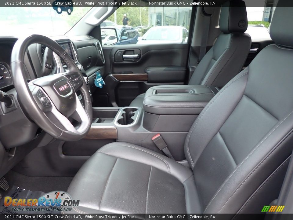 Front Seat of 2021 GMC Sierra 1500 SLT Crew Cab 4WD Photo #19