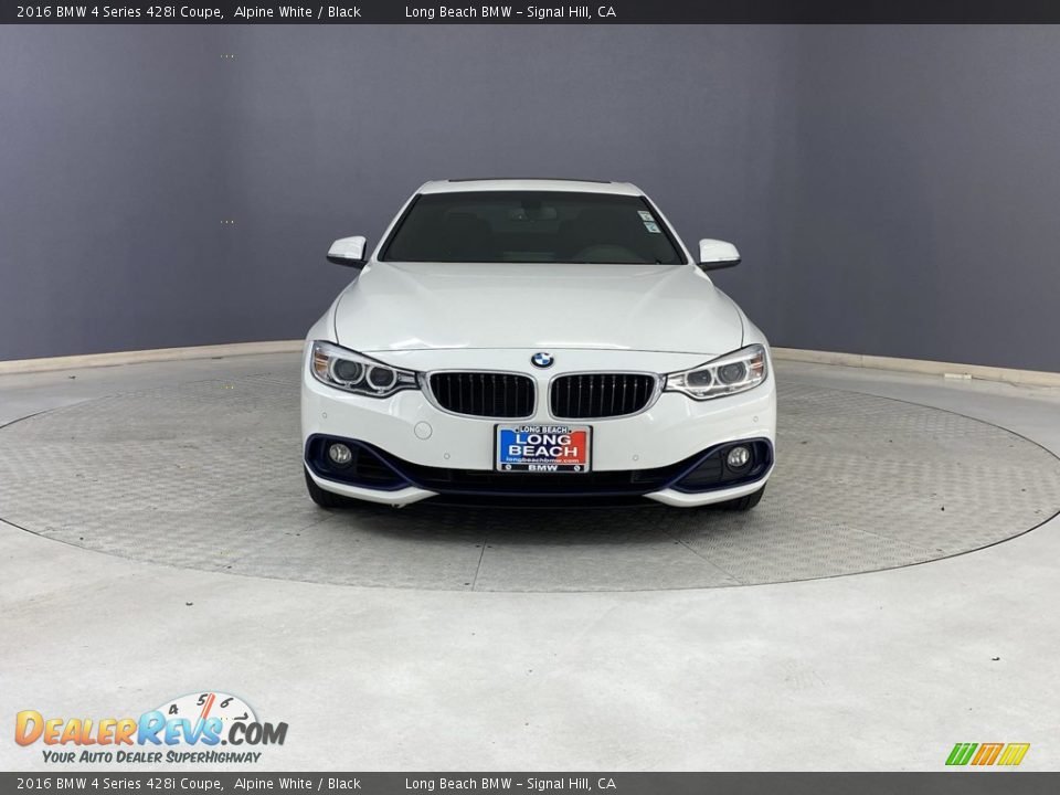 2016 BMW 4 Series 428i Coupe Alpine White / Black Photo #2