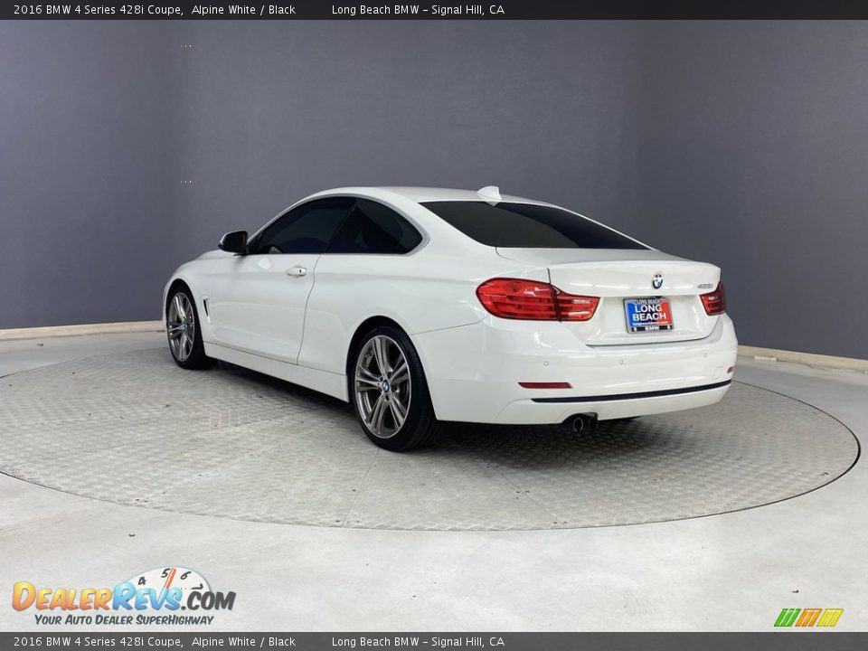 2016 BMW 4 Series 428i Coupe Alpine White / Black Photo #3