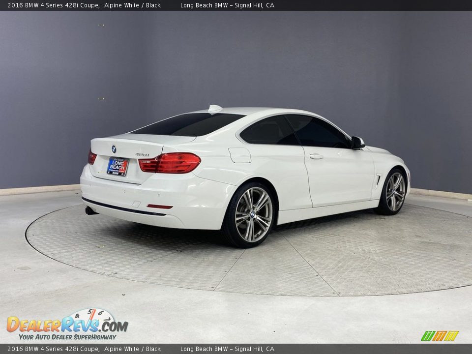 2016 BMW 4 Series 428i Coupe Alpine White / Black Photo #5