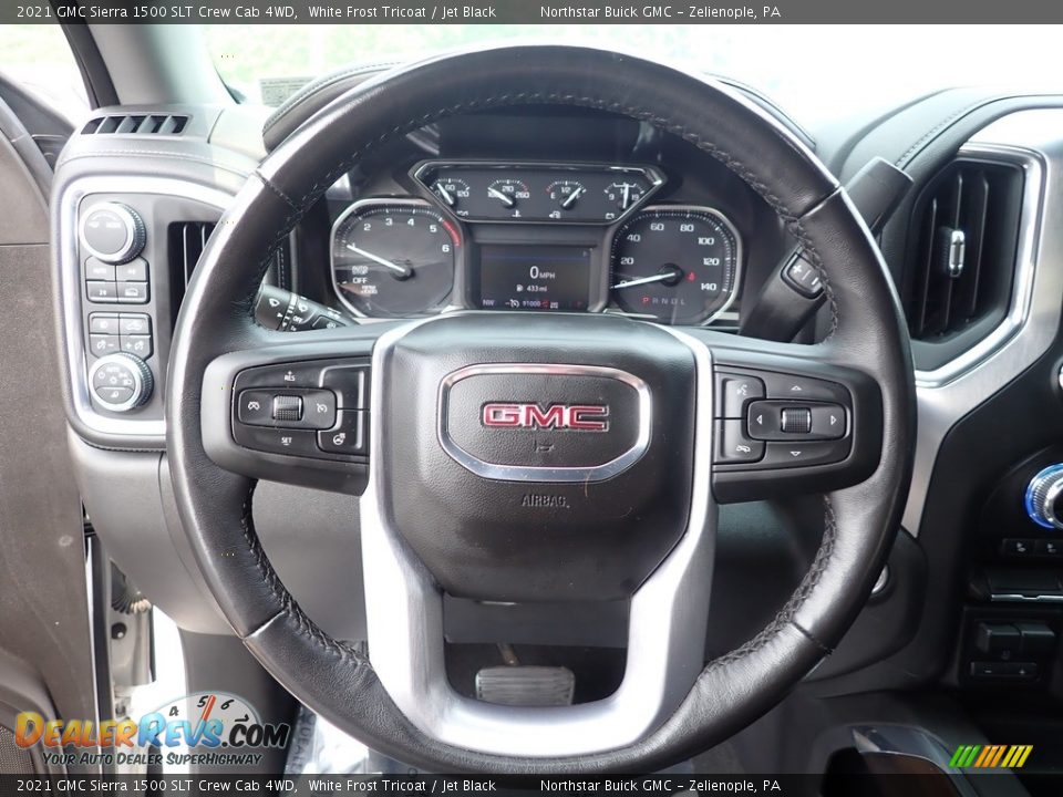 2021 GMC Sierra 1500 SLT Crew Cab 4WD Steering Wheel Photo #28