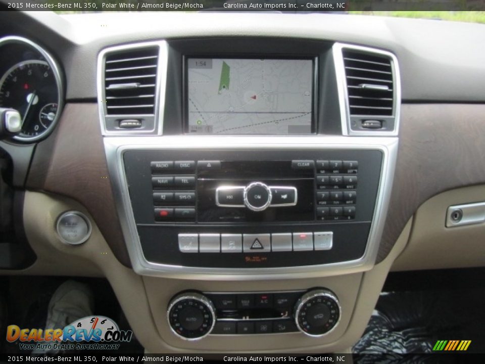 2015 Mercedes-Benz ML 350 Polar White / Almond Beige/Mocha Photo #15