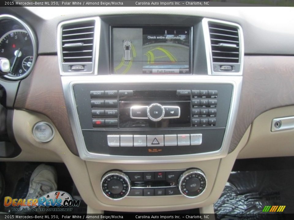 2015 Mercedes-Benz ML 350 Polar White / Almond Beige/Mocha Photo #16