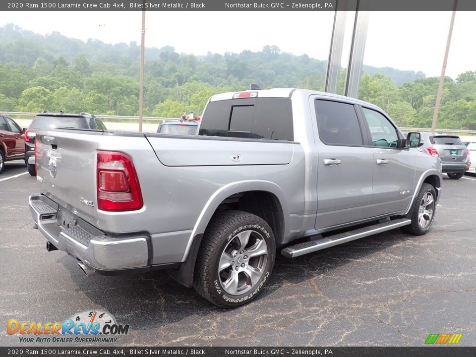 2020 Ram 1500 Laramie Crew Cab 4x4 Billet Silver Metallic / Black Photo #7