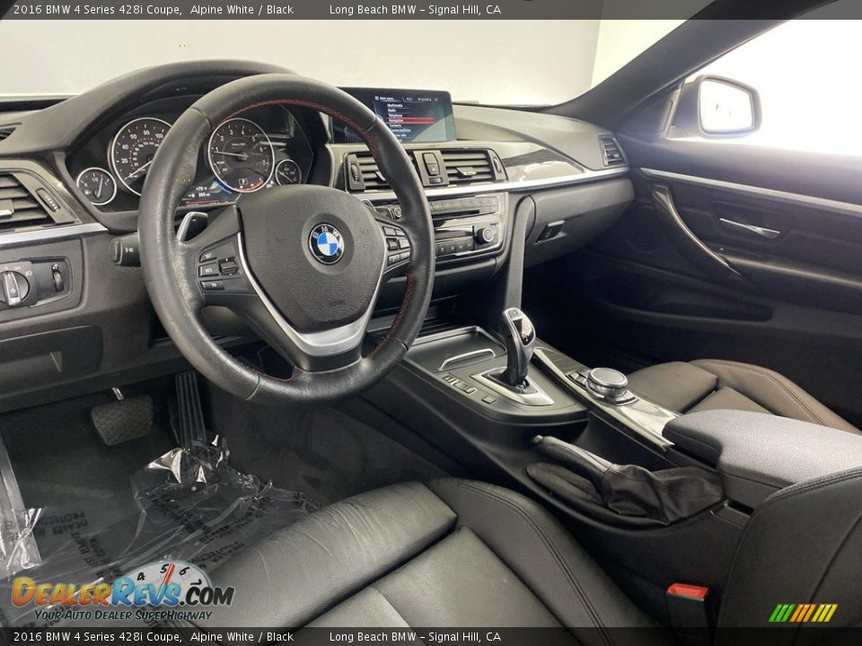 2016 BMW 4 Series 428i Coupe Alpine White / Black Photo #15