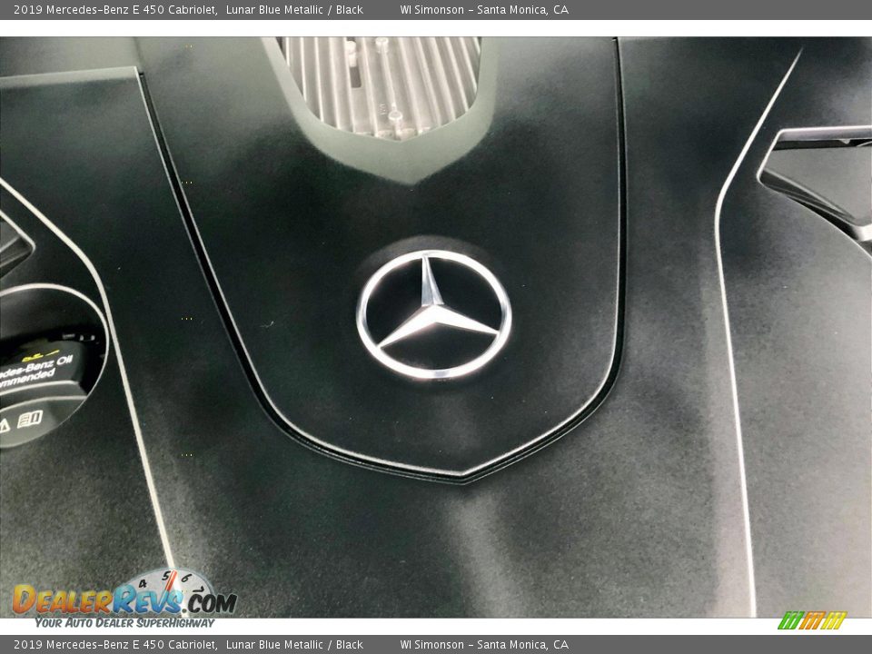2019 Mercedes-Benz E 450 Cabriolet Lunar Blue Metallic / Black Photo #31
