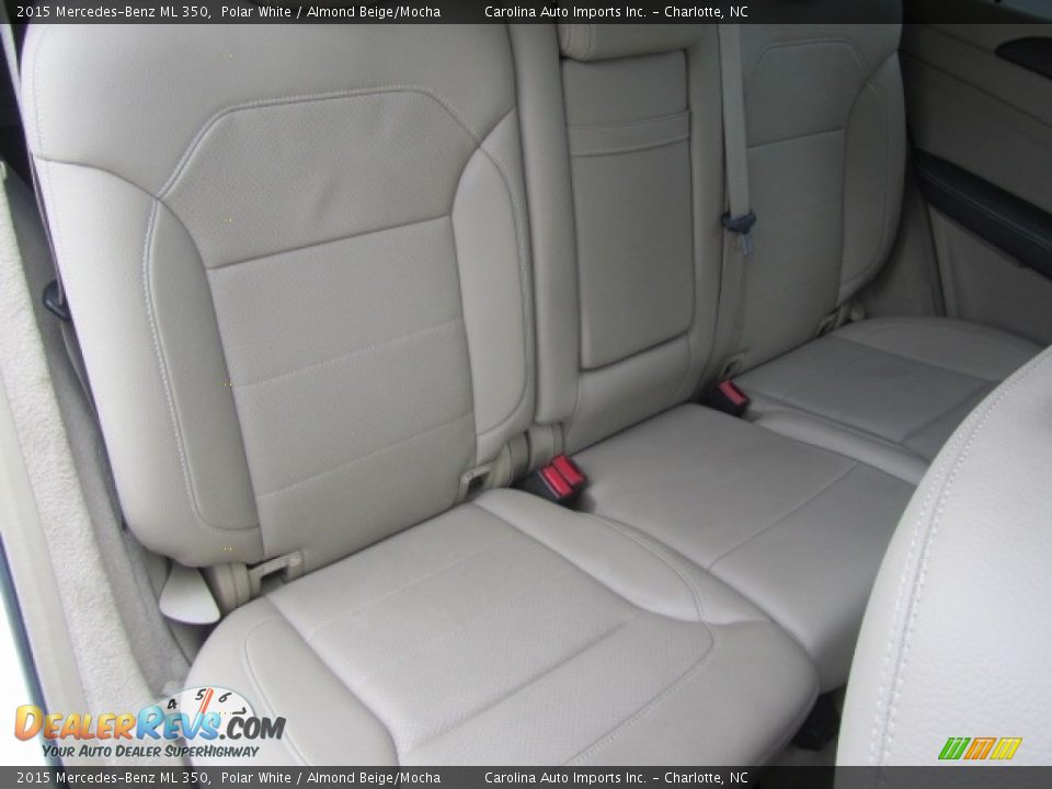 2015 Mercedes-Benz ML 350 Polar White / Almond Beige/Mocha Photo #23