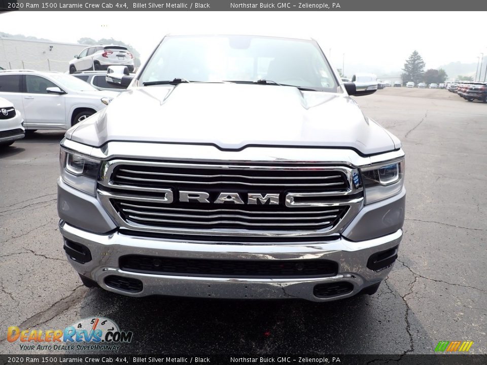2020 Ram 1500 Laramie Crew Cab 4x4 Billet Silver Metallic / Black Photo #11