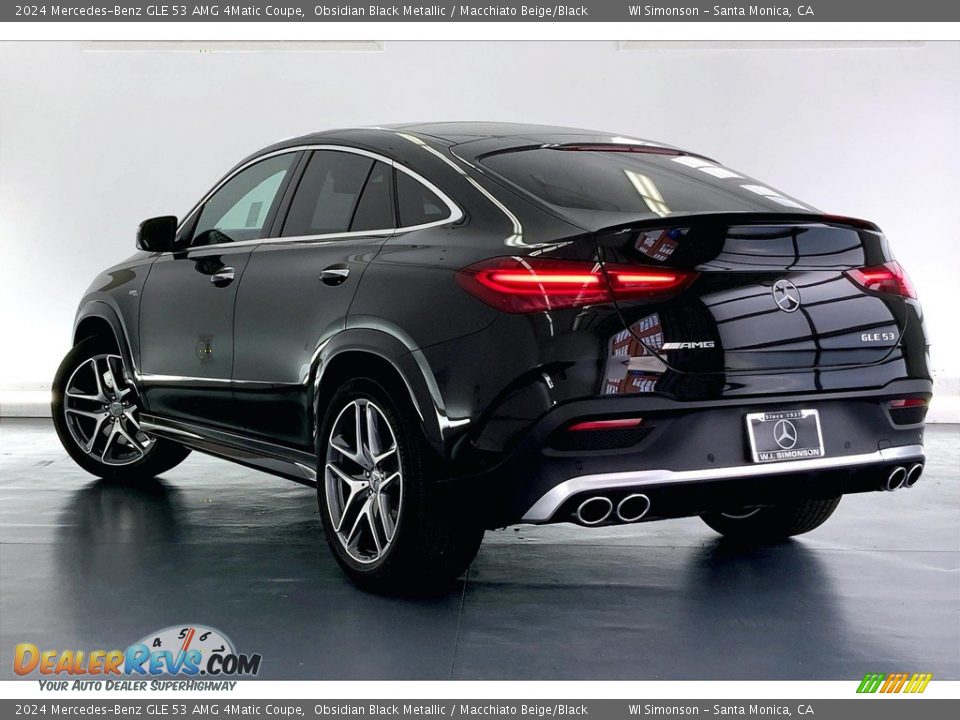 2024 Mercedes-Benz GLE 53 AMG 4Matic Coupe Obsidian Black Metallic / Macchiato Beige/Black Photo #2