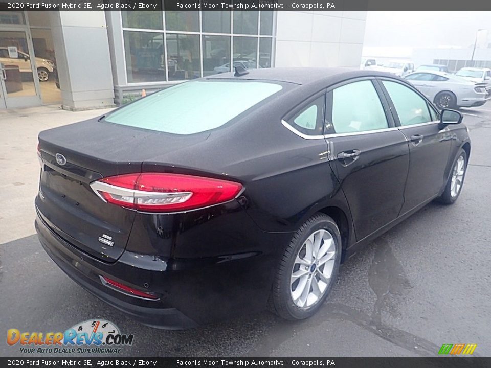 2020 Ford Fusion Hybrid SE Agate Black / Ebony Photo #2