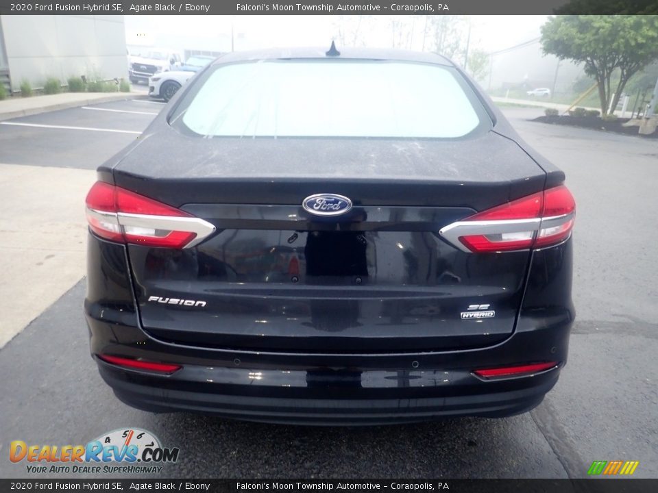 2020 Ford Fusion Hybrid SE Agate Black / Ebony Photo #3