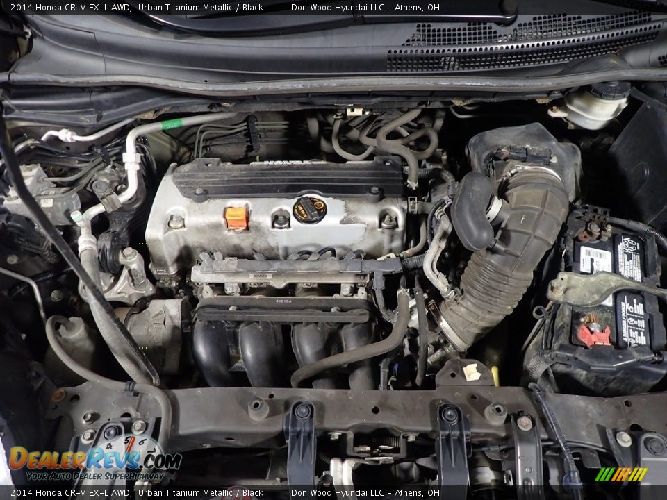 2014 Honda CR-V EX-L AWD Urban Titanium Metallic / Black Photo #7