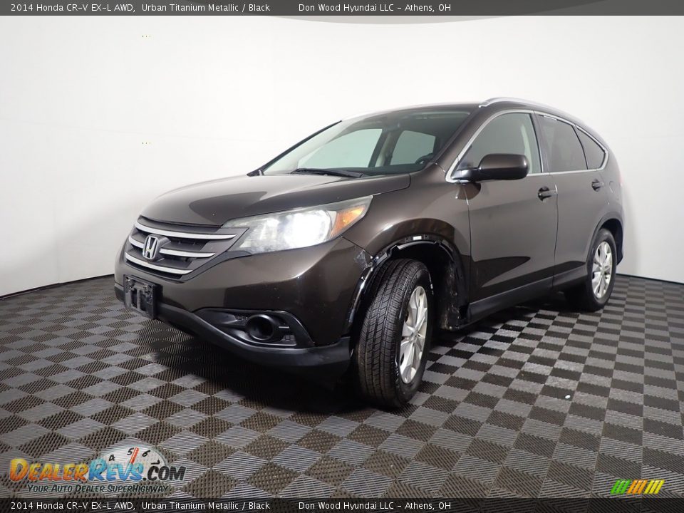 2014 Honda CR-V EX-L AWD Urban Titanium Metallic / Black Photo #8